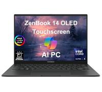 ASUS ZenBook 14 Pro OLED Q425 Business Laptop (14" FHD+ Touchscreen, Intel Ultra 7 155H (> i7-13700H), 16GB LPDDR5x-7467MHz, 2TB SSD) AI PC, 15-Hr Battery Life, Backlit, FHD Webcam, Win 11 Pro, Grey