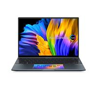ASUS ZenBook 14X OLED Laptop, 14” 2.8K 16:10 Touch Display, Intel Core i7-1260P CPU, NVIDIA GeForce RTX 2050, 16GB RAM, 1TB SSD, Windows 11 Home, Pine Grey, UX5400ZF-PB76T