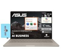 ASUS Zenbook A14 AI Business Laptop 14.0" WUXGA (Qualcomm Snapdragon X Plus X1P-42-100, 16GB LPDDR5X, 512GB SSD, Qualcomm Adreno, Win 11 Home) w/MS 365 Personal, DKZ USB Port Expander