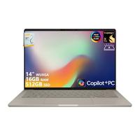 ASUS Zenbook A14 Copilot+ AI PC Laptop | 14" WUXGA OLED (100% DCI-P3) | Qualcomm Snapdragon X Plus (Up to 45 Tops) | 16GB RAM 512GB SSD | for Creator Business Professional Win11 Pro w/DLCA Accessory