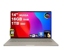 ASUS Zenbook A14 Laptop 14" WUXGA OLED (100% DCI-P3, 600nits HDR) Qualcomm 8-core Snapdragon X Plus (Up to 45 Tops) 16GB DDR5 1TB SSD for Creator Business Professional Win11Pro ICP Hub w/Copilot+ AI