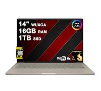 ASUS Zenbook A14 Laptop 14" WUXGA OLED (100% DCI-P3, 600nits HDR) Qualcomm 8-core Snapdragon X Plus (Up to 45 Tops) 16GB DDR5 1TB SSD for Creator Business Professional Win11 ICP Hub w/Copilot+ AI