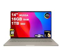 ASUS Zenbook A14 Laptop 14" WUXGA OLED (100% DCI-P3, 600nits HDR) Qualcomm 8-core Snapdragon X Plus (Up to 45 Tops) 16GB DDR5 1TB SSD for Creator Business Professional Win11Pro ICP Hub w/Copilot+ AI