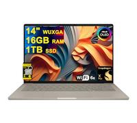 ASUS Zenbook A14 Laptop 14" WUXGA OLED (100% DCI-P3, 600nits HDR) Qualcomm 8-core Snapdragon X Plus (Up to 45 Tops) 16GB RAM 1TB SSD for Creator Business Professional Win11 ICP Hub w/Copilot+ AI