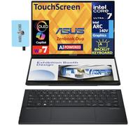 ASUS Zenbook Duo 14" 2-in-1 2.8K OLED Touchscreen Laptop (Intel Ultra 7-255H, 32GB LPDDR5X, 2TB PCIe SSD, Backlit KB, 2 Thunderbolt 4, WiFi 7, Win 11 Home) with Expander