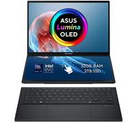 ASUS Zenbook Duo 14" 2 in 1 Laptop - Intel®Core Ultra 9, 2 TB SSD, Inkwell Grey, Silver/Grey