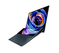 ASUS ZenBook Duo 14 UX482 14” FHD NanoEdge Touch Display, Intel Core i7-1165G7 CPU, NVIDIA GeForce MX450, 16GB RAM, 1TB SSD, Innovative ScreenPad Plus, Windows 10 Pro, Celestial Blue, UX482EG-XS74T