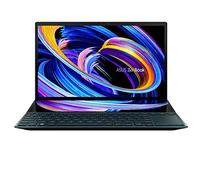 ASUS ZenBook Duo 14 UX482: 14-Inch FHD NanoEdge Touchscreen Laptop, ScreenPad Plus, Intel Evo, Core i7-1165G7, 8GB RAM, 512GB SSD, Windows 10 Home, Sky Blue, UX482EA-DS71T