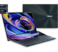 ASUS ZenBook Duo 14 UX482 14 Inch FHD Touch Display, Intel Evo Platform, Core i7-1195G7, 8GB RAM, 512GB PCIe SSD, ScreenPad Plus, Windows 10 Home, WiFi 6E, Celestial Blue , UX4822 EAR-DB71T