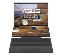 ASUS Zenbook Duo 14 UX8407AA-SN469X | Intel Core Ultra 9 386H, 14 inch OLED WQXG Touch, 32GB RAM, Zenbook Duo 14, Moher Gray, 1TB SSD, Windows 11 Pro