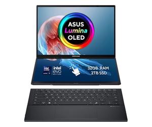 ASUS ZenBook Duo 2-in-1 Laptop Intel Ultra 9 285H 32GB 2TB SSD 14" Win11 H Touch
