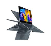 ASUS ZenBook Flip 13 OLED Ultra Slim Convertible Laptop 13.3 Inch Touch Display Intel Evo Platform Core i5-1135G7, 8GB RAM, 512GB SSD, Windows 11 Home, AI Noise Cancellation, Pine Grey UX363EA-DH52T
