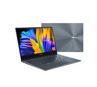 ASUS ZenBook Flip 13 OLED Ultra Slim Convertible Laptop, 13.3” Touch, Intel Evo Platform Core i5-1135G7 Processor, 8GB RAM, 512GB SSD, Windows 10 Home, AI Noise-Cancellation, Pine Grey, UX363EA-DB51T