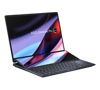 ASUS Zenbook Pro 14 Duo OLED UX8402ZA-M3033W Intel® Core™ i7 i7-12700H Laptop 36.8 cm (14.5") Touchscreen 2.8K 16 GB LPDDR5-SDRAM 512 GB SSD Wi-Fi 6E (802.11ax) Windows 11 Home Black