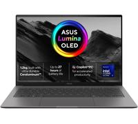 ASUS Zenbook S14 Copilot, OLED 14" Laptop - Intel®Core Ultra 9, 1 TB SSD, Elephant Gray, Silver/Grey