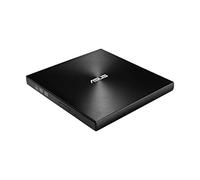 ASUS ZenDrive U9M Black - USB 2.0/USB-C Slim External DVD Burner Optical Disc 8x Speed Re-Writer Drive with M-Disc Support, USB 2.0 Type-A/Type-C Compatibility, Mac/Windows OS Compatible