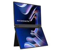 ASUS ZenScreen Duo Dual 14" 360° Foldable Portable Monitor (MB14FCD) - 16:10, 1920x1200 Full HD, IPS, Power Pass-Through, Dual USB-C, Mini-HDMI, Eye Care, Auto-Rotate, Sl esign, 3 yr Warranty