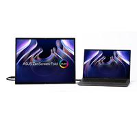 ASUS ZenScreen Fold MQ17QH Portable Monitor 17.3 Inches, Quad HD OLED (2560 x 1920), HDMI, Two USB-C, Integrated Folding Stand, 100% DCI-P3, Silver