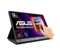 ASUS ZenScreen MB16AMT 15.6" Full HD Portable Monitor Touch Screen IPS Non-glare Built-in Battery and Speakers Eye Care USB Type-C Micro HDMI w/Foldable Smart Case