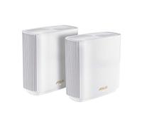 ASUS ZenWiFi 6E Whole House Triple Band Mesh System (ET9, 2 Units), Coverage Up to 5,500 Square Meters, 7800 Mbps, New 6GHz Band, AiMesh, Free Security by