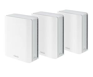 Asus ZenWifi Bt10 WiFi 7 Tri-band BE18000 | 3-Pack | Smart Home Mesh - White