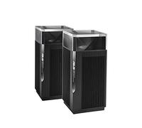 ASUS ZenWiFi Pro ET12 AXE11000 Tri-Band WiFi 6E Mesh System (2 pack), Coverage up to 6000 sq ft, Subscription-free Network Security, Advanced Parental Controls, Instant Guard, VPN, Dual 2.5G Ports