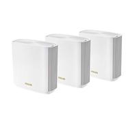 ASUS ZenWiFi Whole-Home Tri-Band Mesh WiFi 6E System (ET8 3PK), Coverage up to 7,500 m², 6600 Mbps, New 6 GHz Band, AiMesh, Lifetime Free Internet Security, Child Control, EasySetup,
