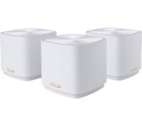 ASUS ZenWiFi XD4 Plus WiFi 6 Mesh System AX1800 - White, 3-Pack, AiMesh