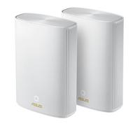 ASUS ZenWiFi (XP4) AX Hybrid AiMesh AX1800 WiFi 6 2 Pack White