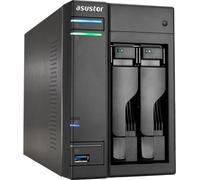 Asustor AS-202T-4TB-WR NAS Storage 4TB (Intel Atom, 1.2GHz Dual Core, 512MB DDR3 RAM, 2X USB 3.0) Black