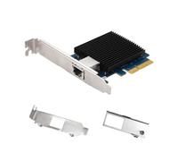 Asustor AS-T10G2, 10GBase-T (RJ45) PCI-E Network Adapter with 3 Metal Brackets (Bracket for AS67, Low Profile and Standard Bracket)