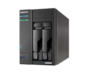 Asustor Lockerstor 2 Gen2+ AS6702T v2 2 Bay NAS Storage for Content Creator | Intel Quad-Core CPU, Dual 5GbE Ports, 4GB DDR4, 4 M.2 SSD Slots, HDMI, Plex Media Server, Network Attached Storage (Diskless)