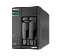 Asustor Lockerstor 2 Gen2+ AS6702T v2 2 Bay NAS Storage, Intel Quad-Core 2.0GHz CPU, Dual 5GbE Ports, 4GB RAM DDR4, 4 M.2 SSD Slots, HDMI, Network Attached Storage (Diskless)