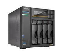 Asustor Lockerstor 4 Gen3 AS6804T, 4 Bay NAS Network Storage, AMD Ryzen Quad-Core 2.3 GHz, 16GB RAM ECC DDR5, 4 M.2 NVMe Slots, Dual 5GbE & Dual 10GbE Port, USB 4.0 Type-C, Network Attached Storage
