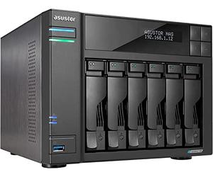 Asustor Lockerstor 6 Gen 2 AS6706T | 6 Bay NAS, Quad Core 2.0GHz CPU, 4 M.2 PCIe 3.0 SSD Slots, 2 2.5GbE Ports, 8GB RAM DDR4, Network Attached Storage (Diskless)