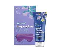 ASUTRA Dream Sleep Bundle - Purple Silk Eye Pillow Box Set and Dream The Night Away Lotion with Magnesium and Melatonin
