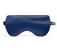 ASUTRA Silk Eye Pillow for Sleep, Navy | Filled w/Lavender & Flax Seeds | Weighted | Meditation & Light Blocking Blindfold