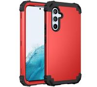 Asuwish Phone Case for Samsung Galaxy A54 5G Hard Cover Shockproof Soft Silicone Bumper Hybrid Three Layer Heavy Duty Grip Rugged Protective Cell Accessories A545G A 54 54A 4G G5 SM-A546U Red