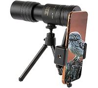 ASVIL 10-300X40 HD Optical small portable telescope for Adults. Waterproof with Smartphone Adapter Tripod. for Hunting Hiking