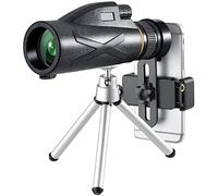 ASVIL 10-30x50 for Adults,Waterproof HD Small Portable Monocular with Smartphone Holder for Bird Watching,Sightseeing,Hiking,Camping,Travel