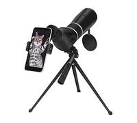 ASVIL 20-60X60 HD Spotting Scope, Zoom Spotter Scope with Tripod And Phone Adapter, FMC Lens, BAK4 Prism, Suitable for Shooting, Hunting, Hiking, Camping, Astronomical Observation, Etc