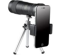 ASVIL 8-40x40 small portable telescope Compact Retractable Waterproof Professional HD ED Glass with Tripod Phone Clip
