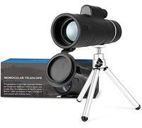 ASVIL Monoculaire 12X42 HD Pour Adultes. Télescope Portable étanche Avec Smartphone Et Trépied. Pour La Chasse, L'observation Des Oiseaux Et Le Camping