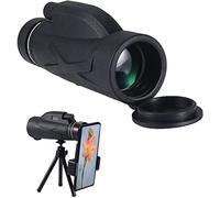 ASVIL,Small Portable Monocular 80x100 With Smartphone Holder Tripod Waterproof Small Portable Monocular With For Bird Watching,Camping,Hiking,Trav