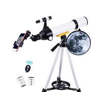 ASVIL Telescope, Astronomy Refractor Telescope, 70mm Aperture Telescopes for Kids Adult Beginners, with Adjustable Tripod, Phone Adapter & Bluetooth Shooting
