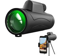 ASVIL12X50 HD small portable telescope for Adults. Waterproof Portable for Mobile Phone Holder & Adapter Tripod. BAK4 Prism f