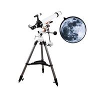 ASVILTelescope, 700Mm Focal Length Telescopes for Kids Adult Beginners, 70Mm Aperture Astronomy Refractor Telescope, Waterproof and Compressive, with Adjustable Tripod,White