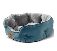 Asvin Small Dog Bed for Small Dogs, Cat Beds for Indoor Cats, Pet Bed for Puppy and Kitty, Extra Soft & Machine Washable with Anti-Slip & Water-Resistant Oxford Bottom, Teal, 20 inches