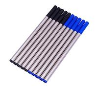 Asvine 10 Fuliwen Elephant Roller Ball Pen Refills (5 Blue, 5 Black)