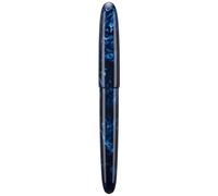 Asvine C80 Fountain Pen #8 Extra Fine Nib Large Handcraft Pen with Converter Pen Box Collection Set (Galaxy Blue)